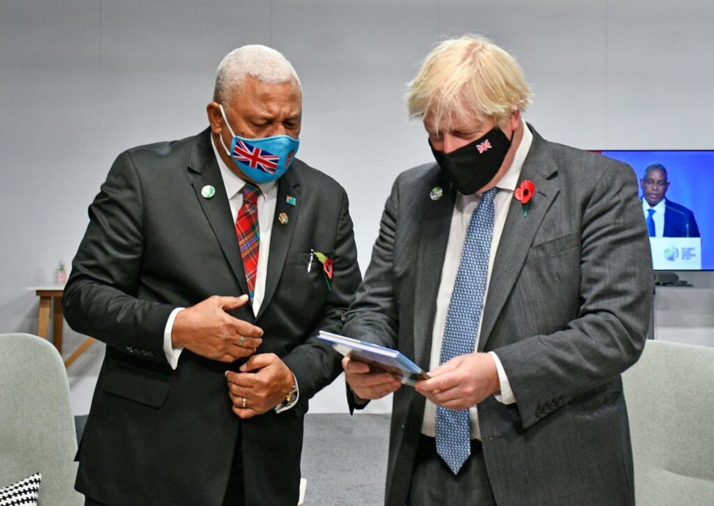 Fiji and UK PMs