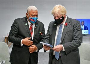 Fiji and UK PMs